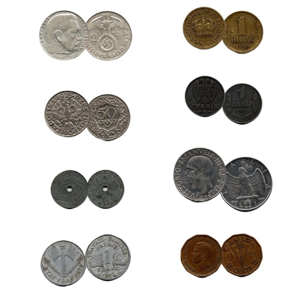 Triumph & Tragedy Box: The Second World War European Theater (WWII) (Eight-Coin Box) - Image 2