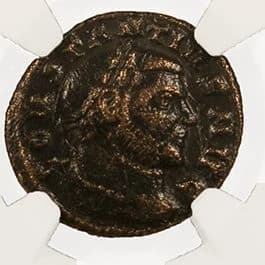 NGC-Certified Roman Coin: CONSTIUS1ST(QUARTER NUMMUS), Grade VF - Image 3