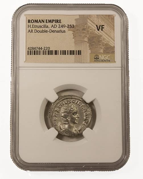 NGC-Certified Roman Coin: HETRUSCILLA(ANT), Grade VF - Image 2