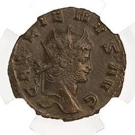 NGC-Certified Roman Coin: Gallienus, ANT, Grade AU - Image 3