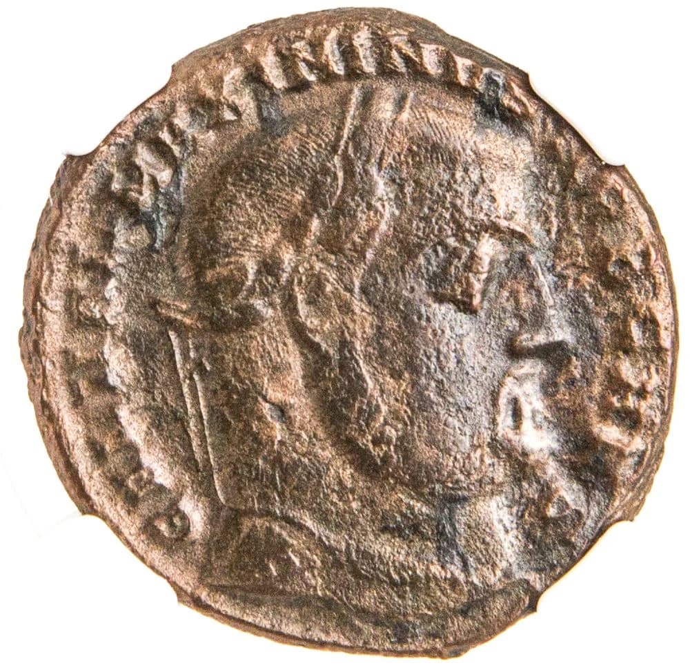NGC-Certified Roman Coin: MAXIMINUS2ND, Grade LG - Image 3