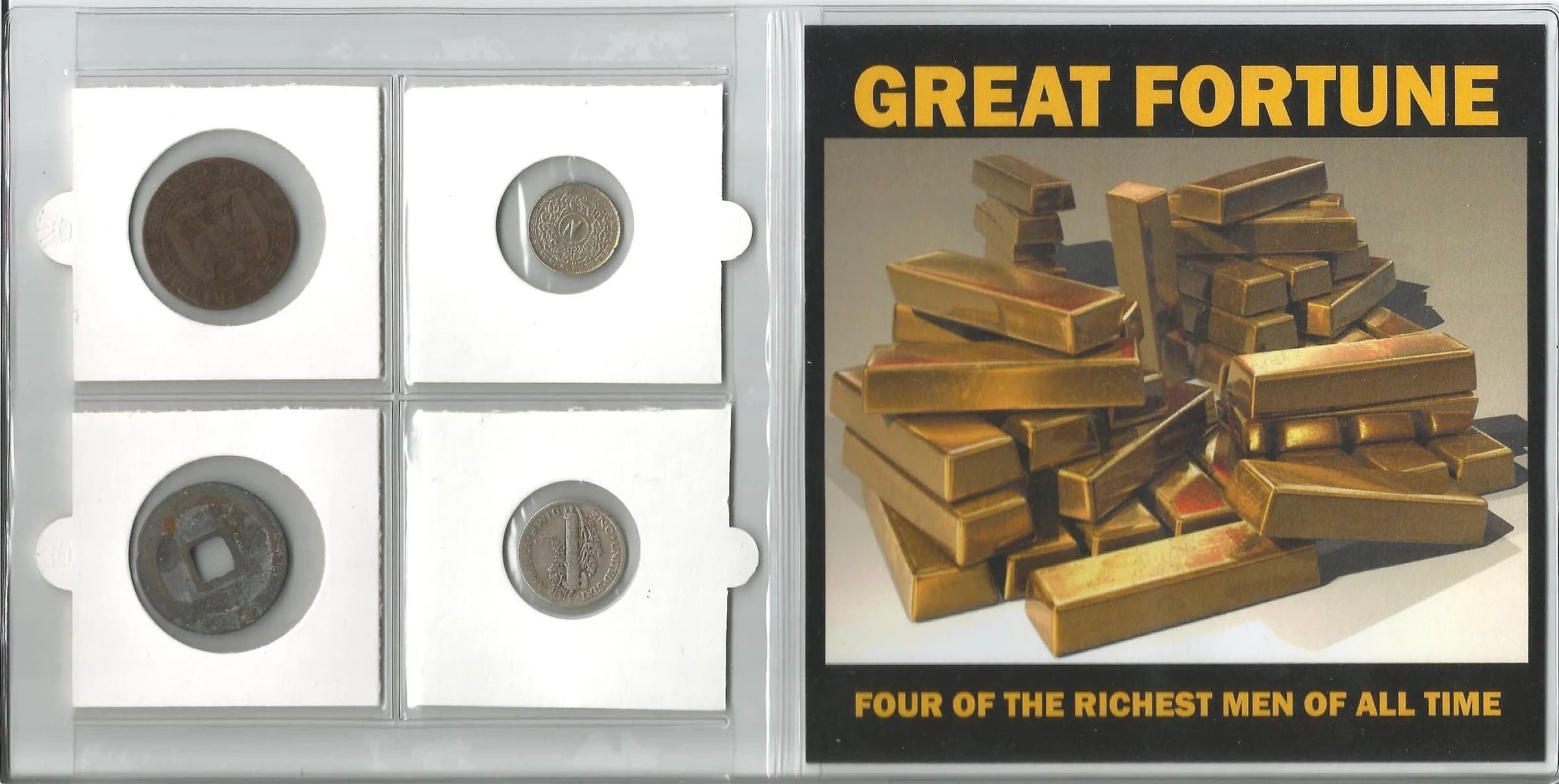 Great Fortune: Four of the Richest Men of All Time Four Coin (Mini Album) - Image 3