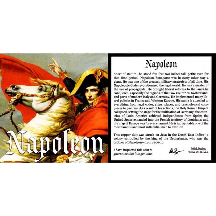 Napoleon: His Signature Coin from Java (budget box) - Image 3
