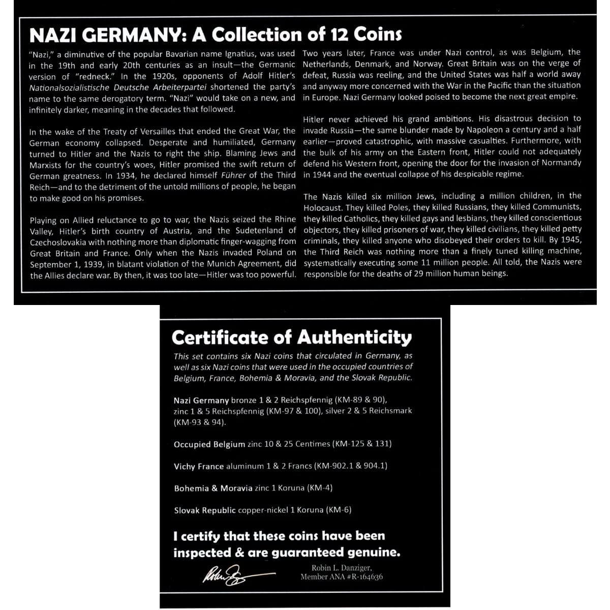 Nazi Germany: A Boxed Collection of 12 Coins (Twelve-Coin Boxed Set) - Image 4