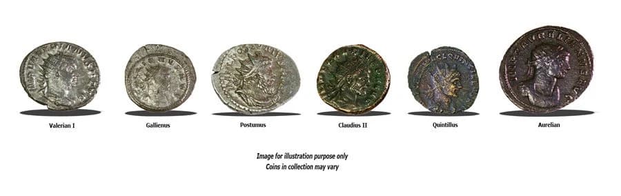 The Fracture of Imperial Rome: Gallic Empire (Six-Coin Box) - Image 3