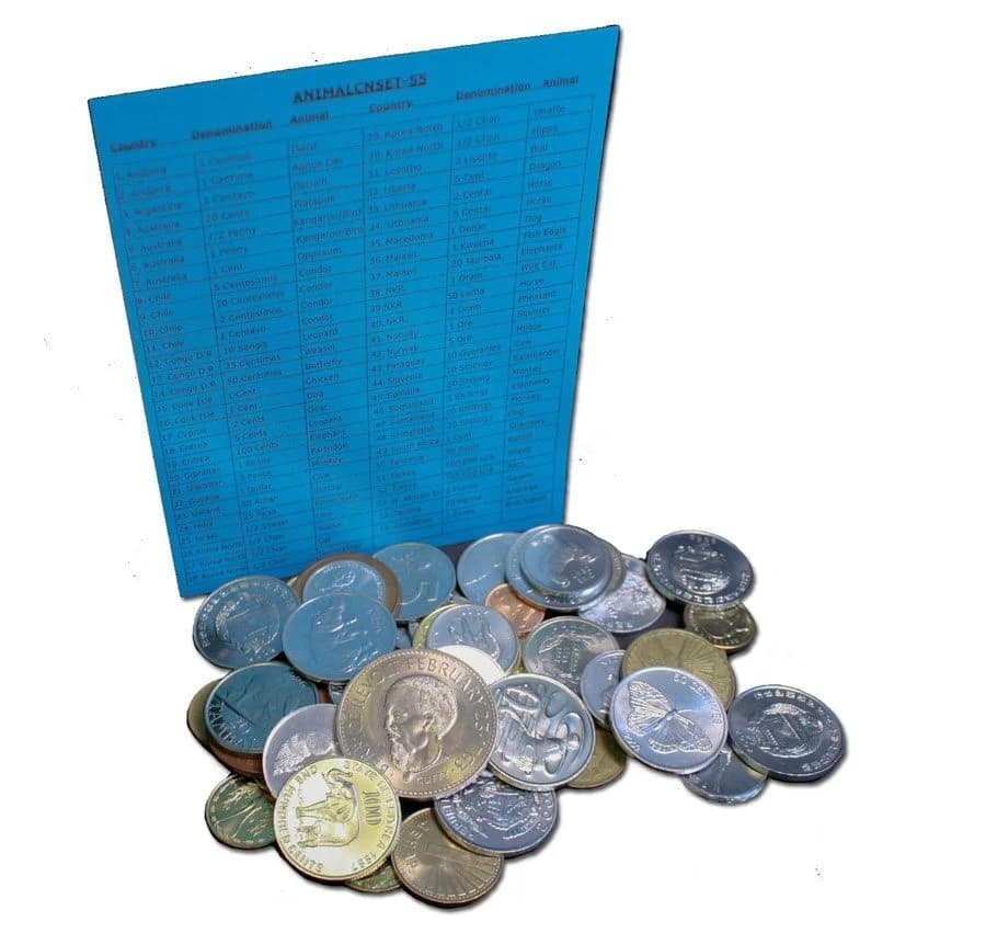 Animal coins: A Set of 55 Different Animals (C) - Image 2