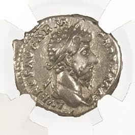 NGC-Certified Roman Coin: Lucius Verus, Denarius, Grade VF - Image 2