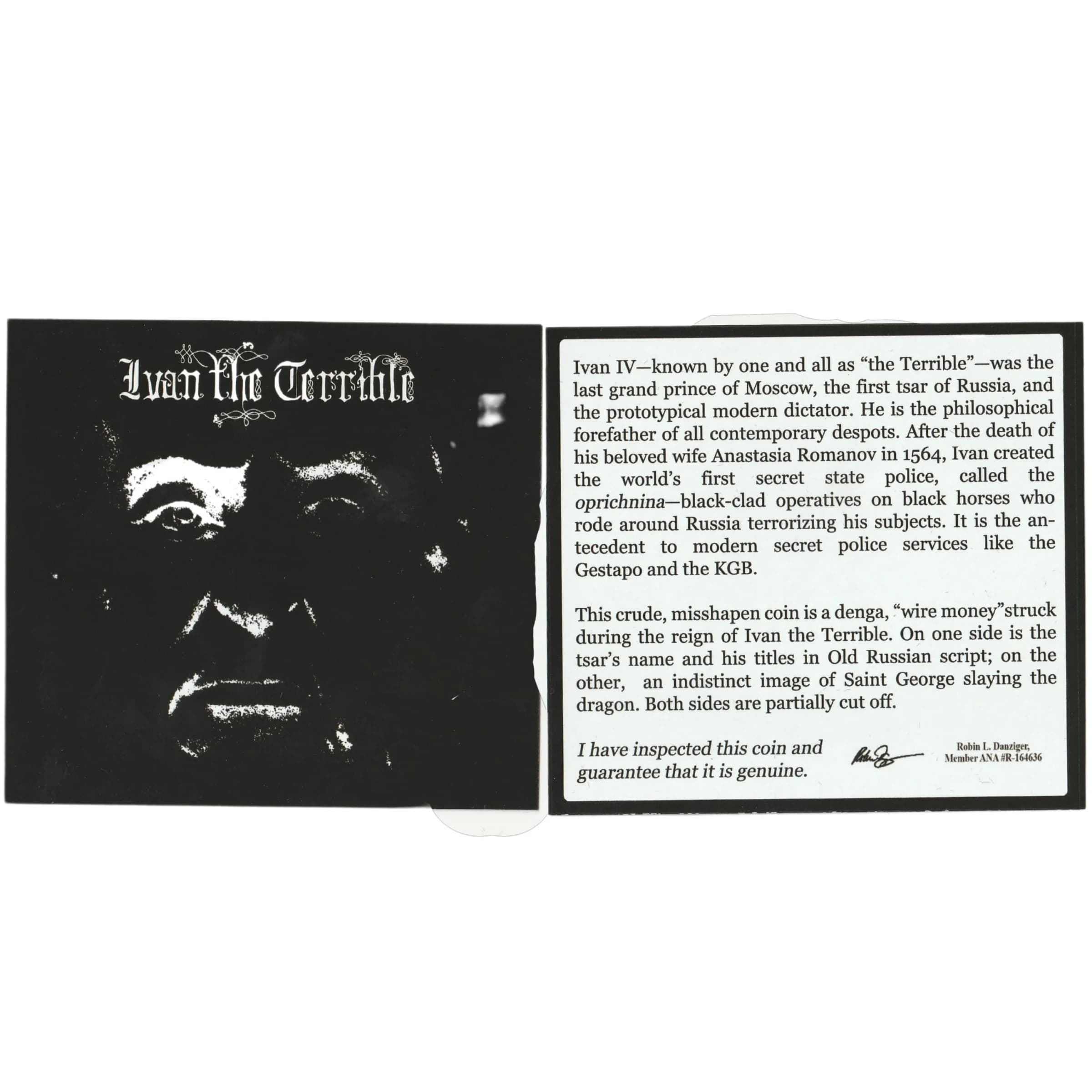 Ivan the Terrible (silver kopek) (budget box) - Image 4