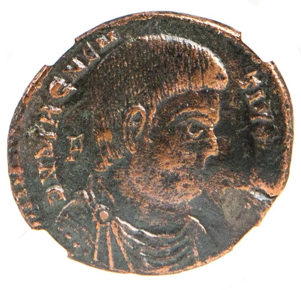 NGC-Certified Roman Coin: Magnentius, AE2, Grade VF - Image 3