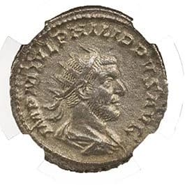 NGC-Certified Roman Coin: PHILIP1ST(AR), Grade XF - Image 3