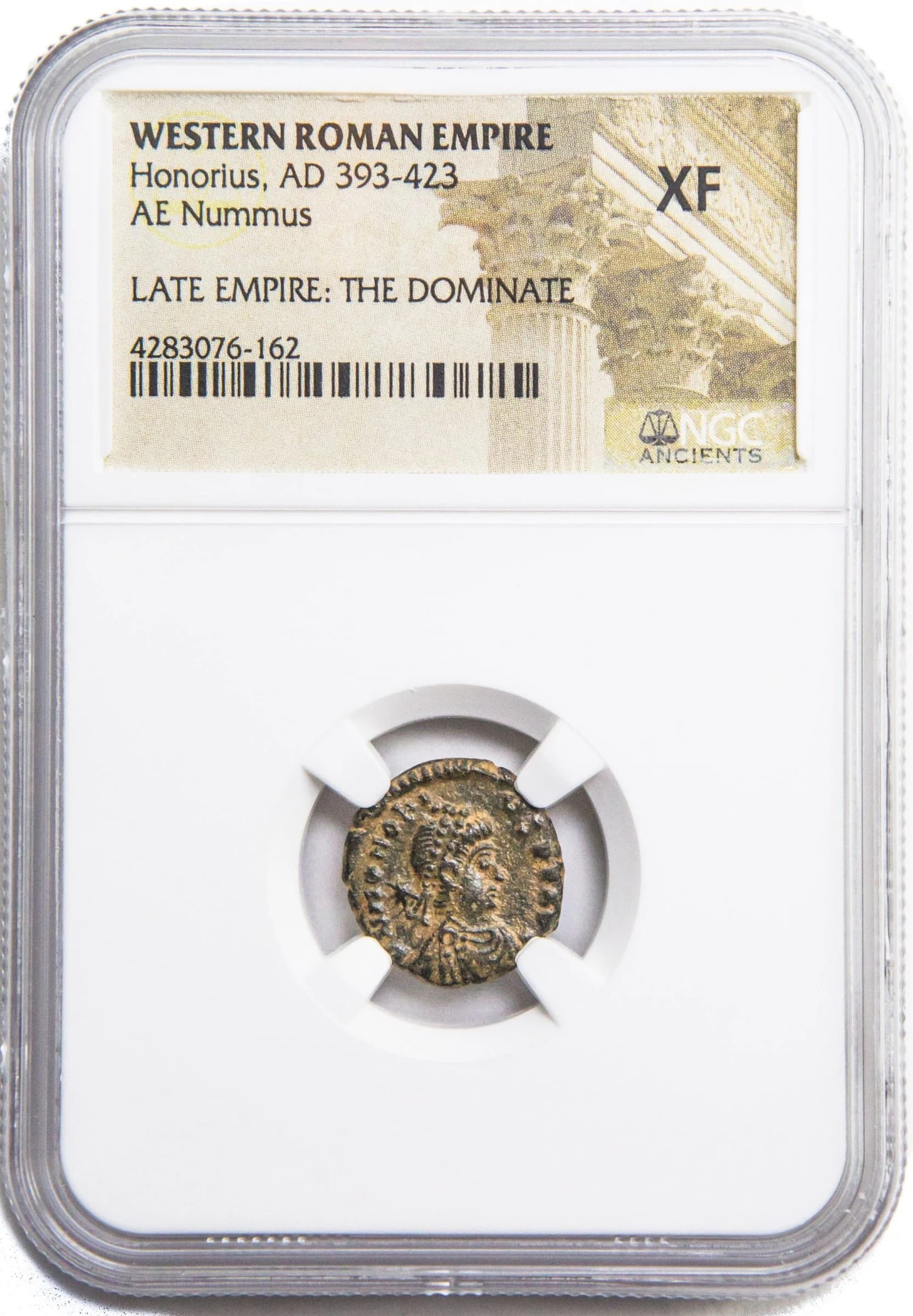 NGC-Certified Roman Coin: Honorius, AE4, Grade XF - Image 2