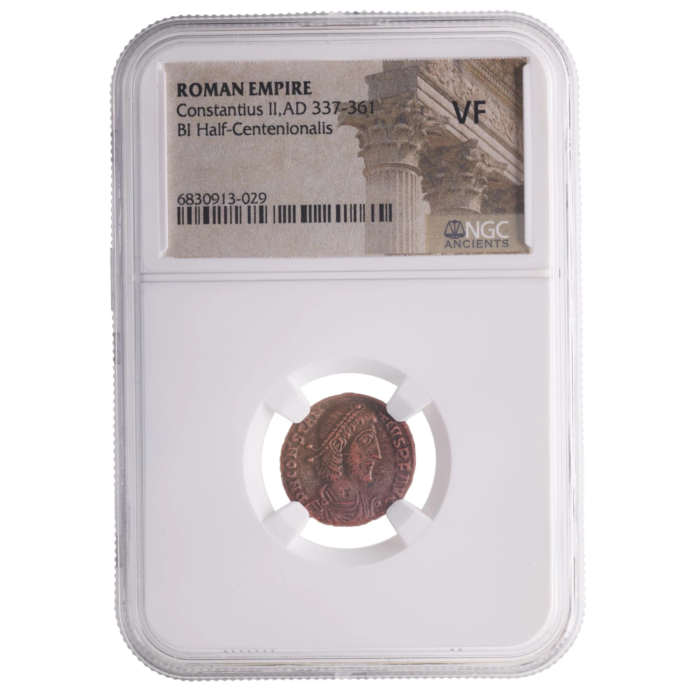 NGC-Certified Roman Coin: CONSTIUS2ND(AE3), Grade VF - Image 2