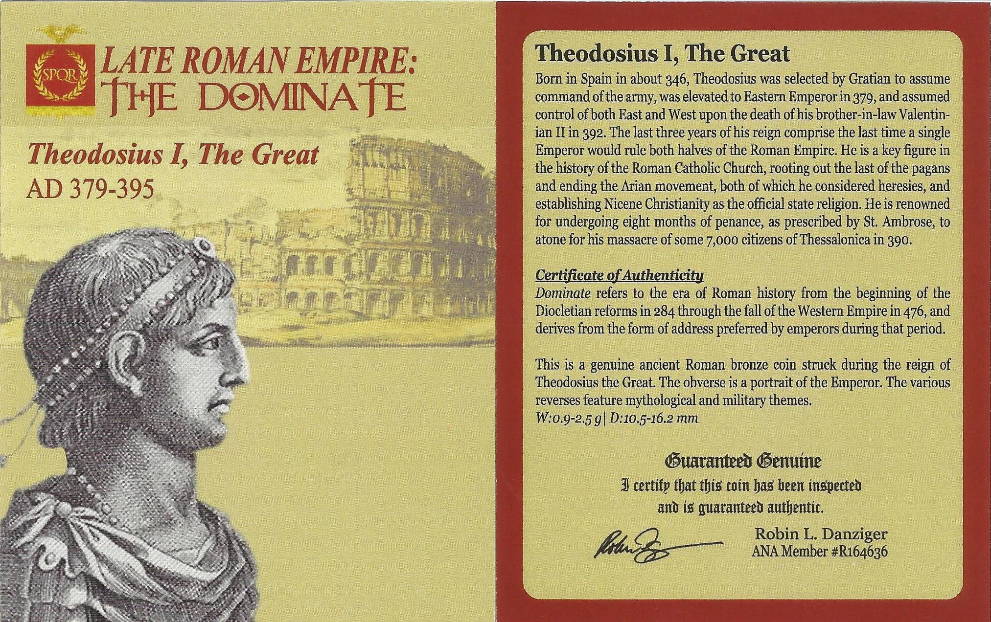 NGC-Certified Roman Coin: THEODOSIUS1ST(AE2), Grade VF - Image 4