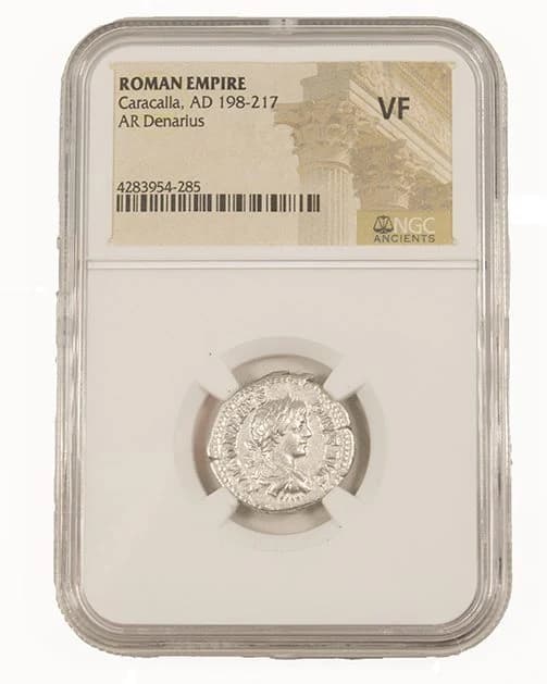 NGC-Certified Roman Coin: Caracalla, Denarius, Grade VF - Image 2