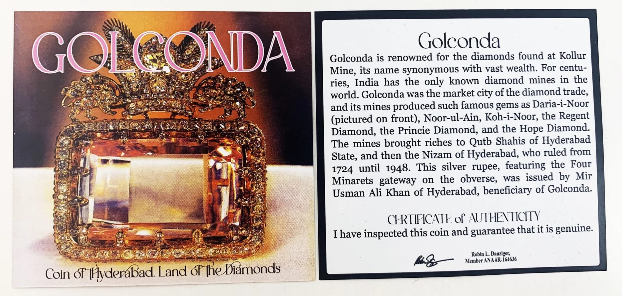 Golconda: Silver Coin of Hyderabad, Land of the Diamonds (Black Box) - Image 4