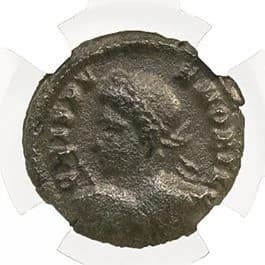 NGC-Certified Roman Coin: Crispus, AE3, Grade LG - Image 3