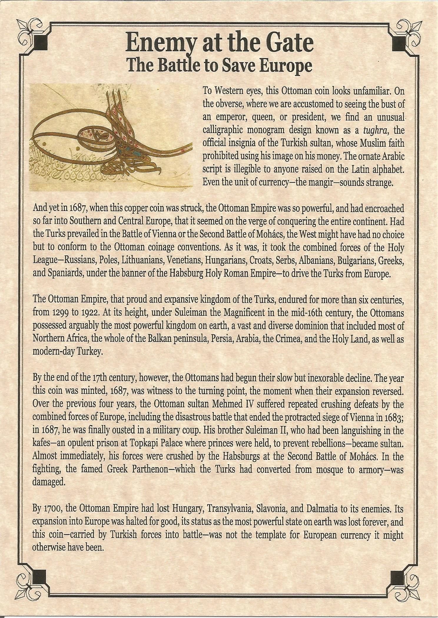 The Battle To Save Europe: 1687 (Album) - Image 3