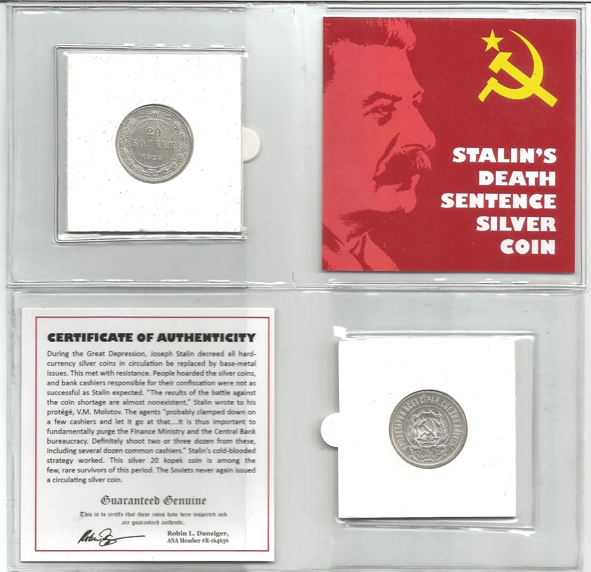 Stalin's Death Sentence Silver Coin (Mini Album) - Image 2