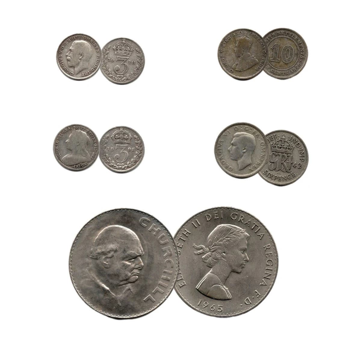 Winston Churchill: Five Coin Collection (Five-Coin Box) - Image 2