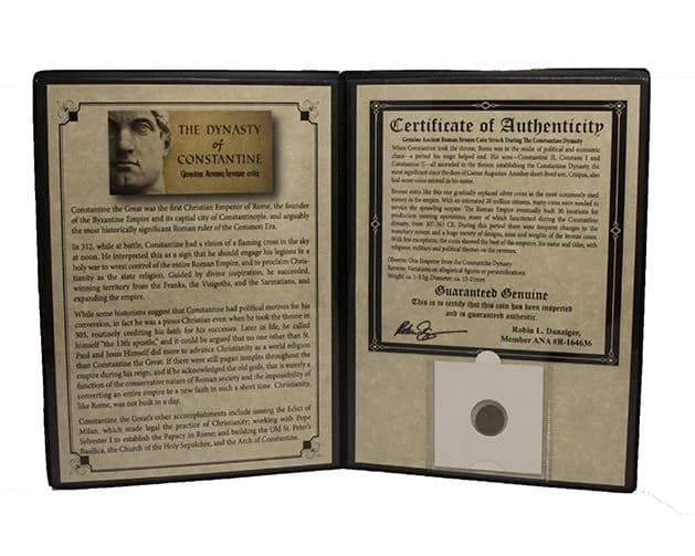 Constantine Dynasty: 1 Roman Bronze Coin (Album) - Image 3