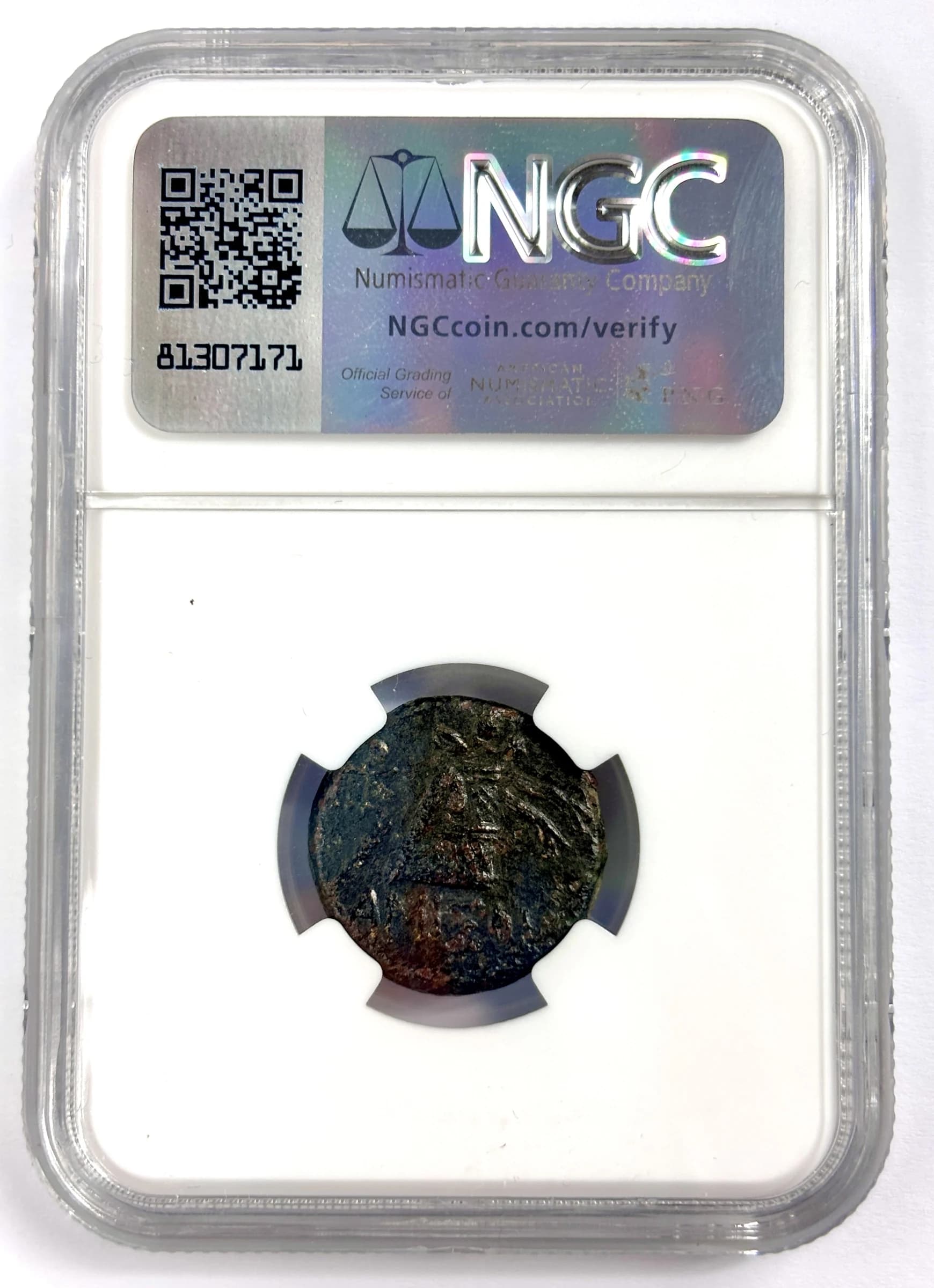 NGC-Certified Roman Coin: Mithradates Dionysus type, 58, Grade NG - Image 2