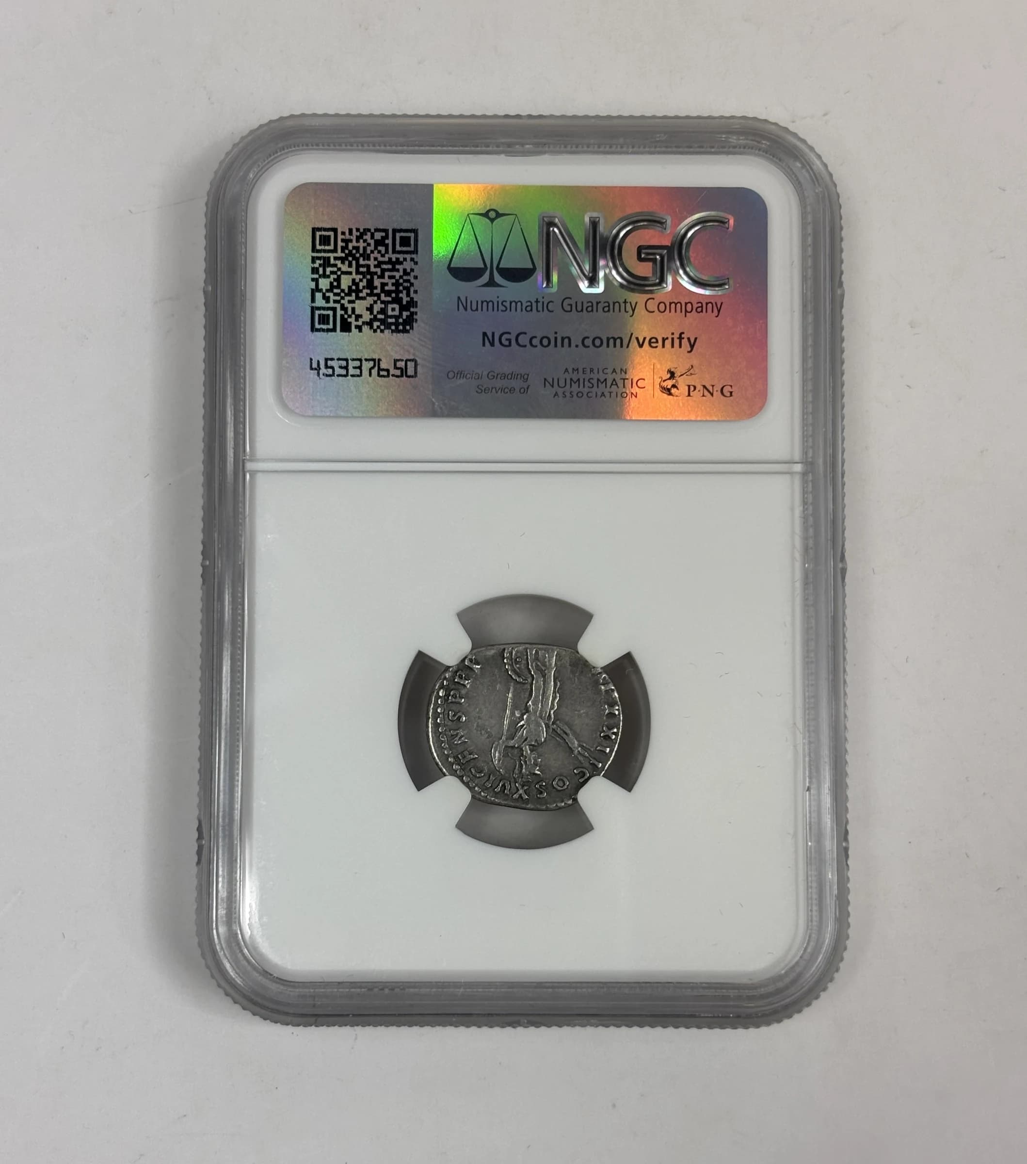 NGC-Certified Roman Coin: Domitian, Denarius, Grade CH-F - Image 2