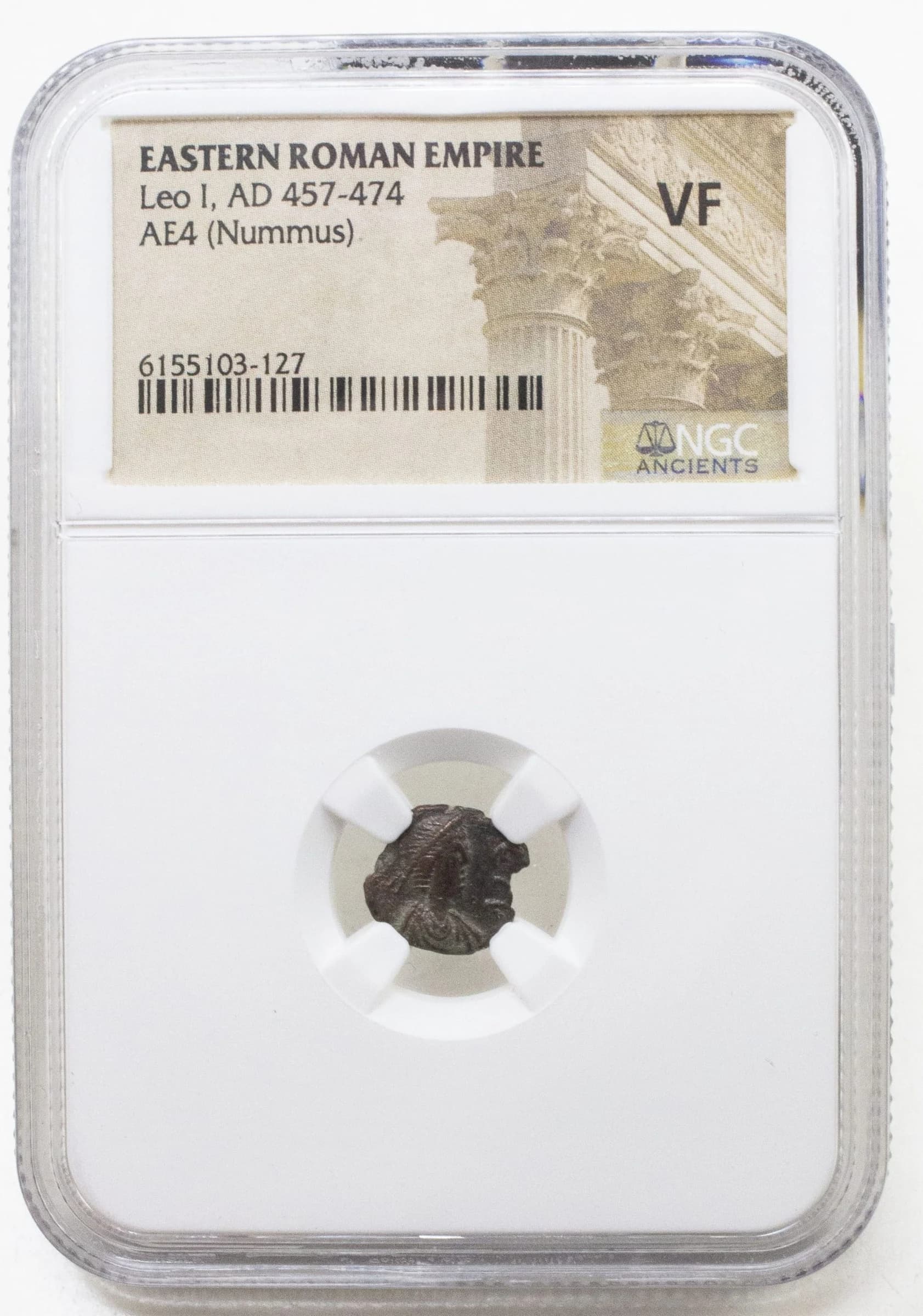 NGC-Certified Roman Coin: LEO(AE4), Grade F - Image 2