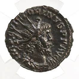 NGC-Certified Roman Coin: Victorinus, ANT, Grade AU - Image 3