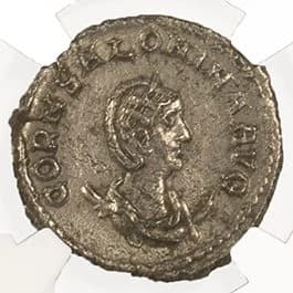 NGC-Certified Roman Coin: Salonina, Ag ANT, Grade XF - Image 3
