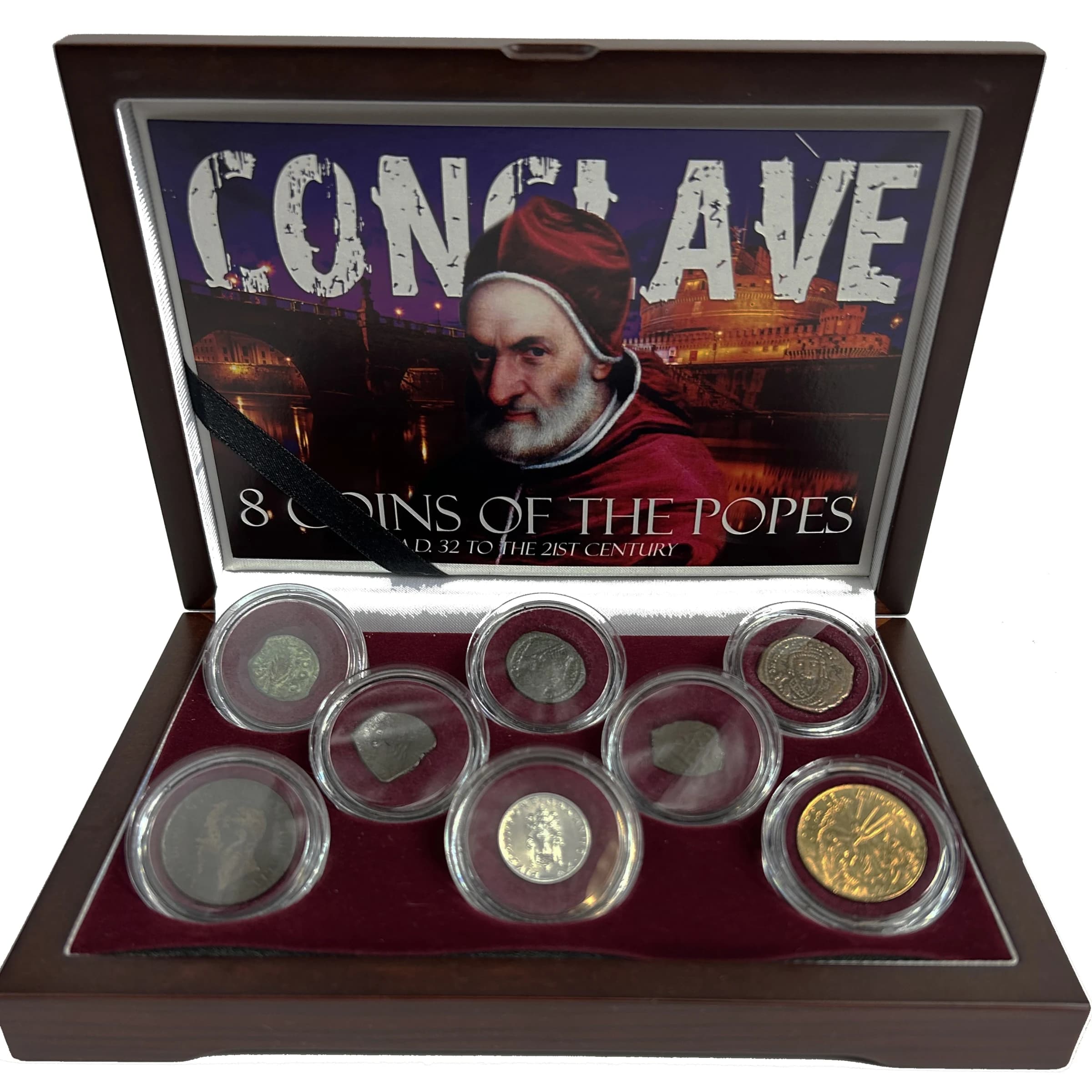Conclave: 8 Coins of the Popes, AD 32 to the 21st Century (boxed collection) - Image 2