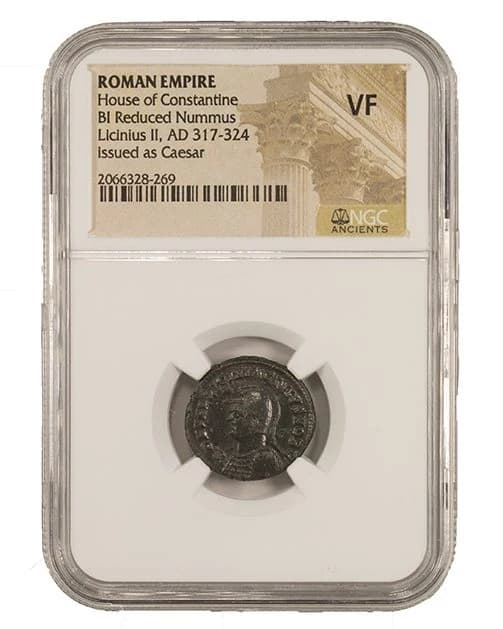 NGC-Certified Roman Coin: LICINIUS2ND, Grade LG - Image 2