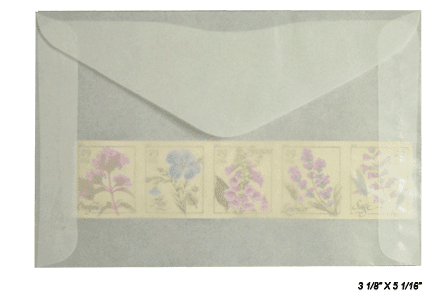 #4.5 Glassine Envelopes - Qty: 1000