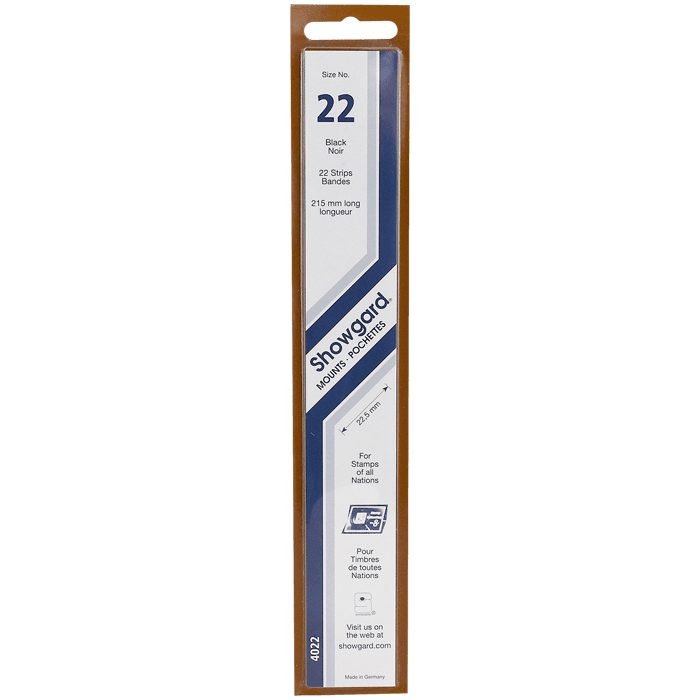 Showgard Mounts - 215mm Strips (Black) - 22x215mm