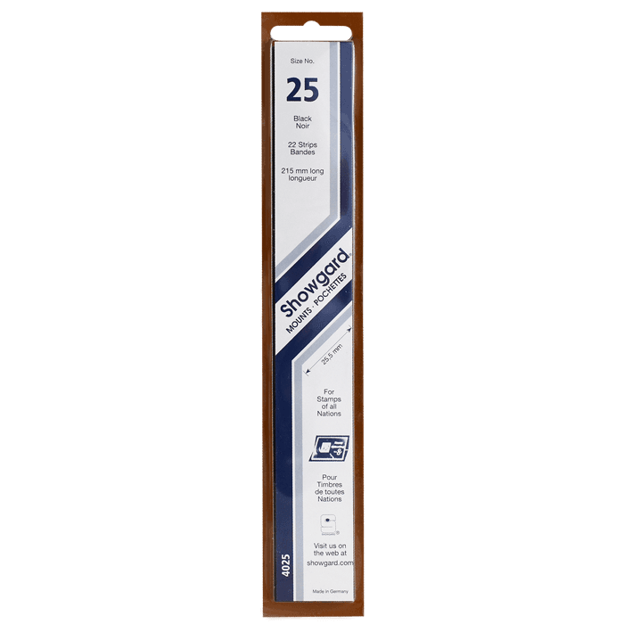 Showgard Mounts - 215mm Strips (Black) - 25x215mm