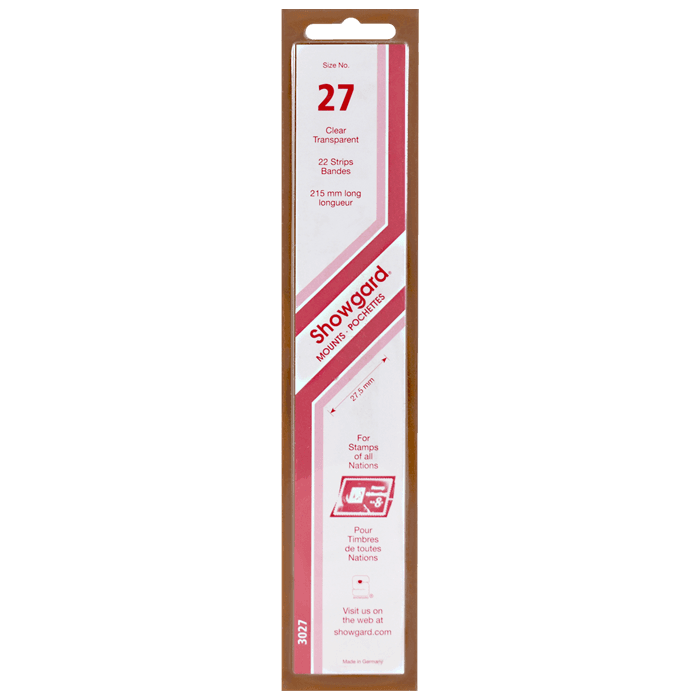Showgard Mounts - 215mm Strips (Clear) - 27x215mm