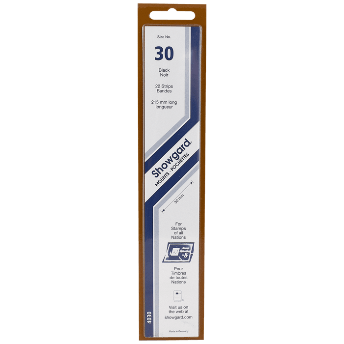 Showgard Mounts - 215mm Strips (Black) - 30x215mm - alternate view 1