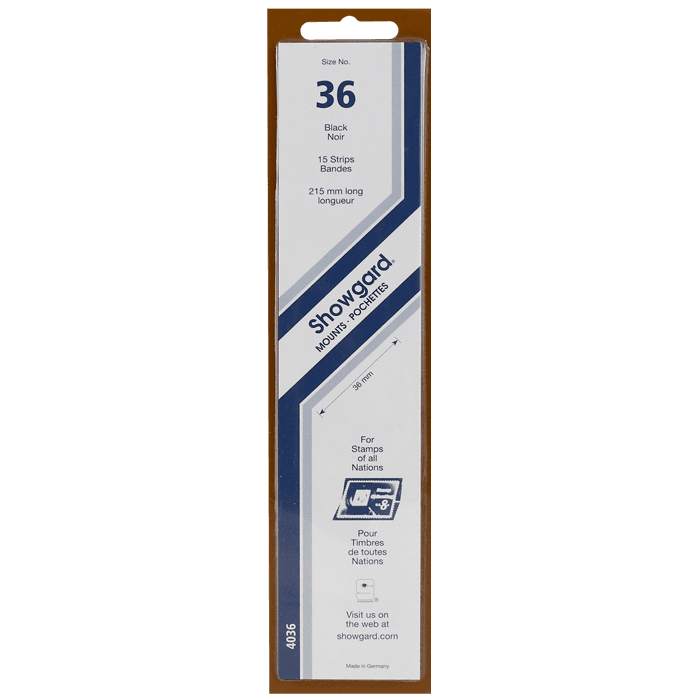 Showgard Mounts - 215mm Strips (Black) - 36x215mm