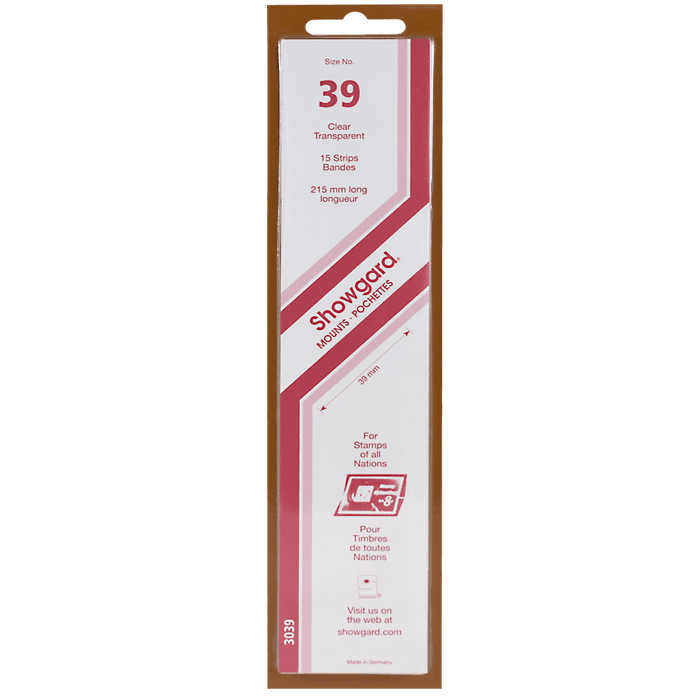 Showgard Mounts - 215mm Strips (Clear) - 39x215mm