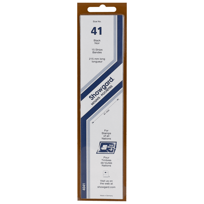 Showgard Mounts - 215mm Strips (Black) - 41x215mm