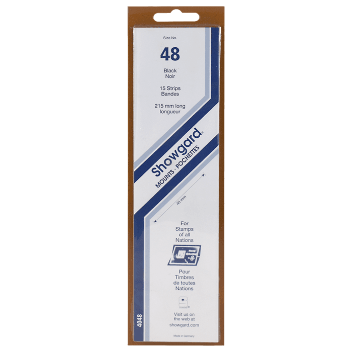 Showgard Mounts - 215mm Strips (Black) - 48x215mm