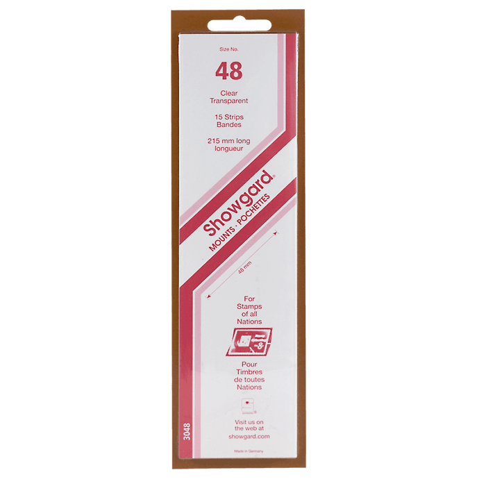Showgard Mounts - 215mm Strips (Clear) - 48x215mm