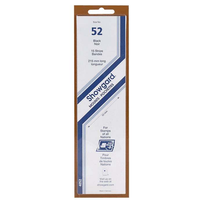 Showgard Mounts - 215mm Strips (Black) - 52x215mm
