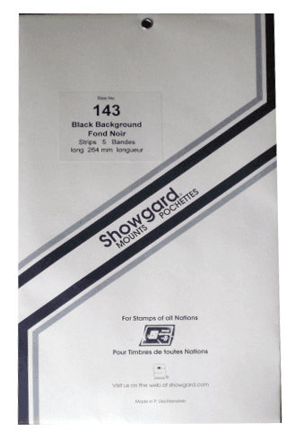 143 Showgard Strips Accomodation Range 264mm (Black)
