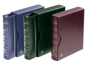 Grande Classic 3 Ring Certified Coin Slab Album with Slip Case (4 Pages) Burgundy