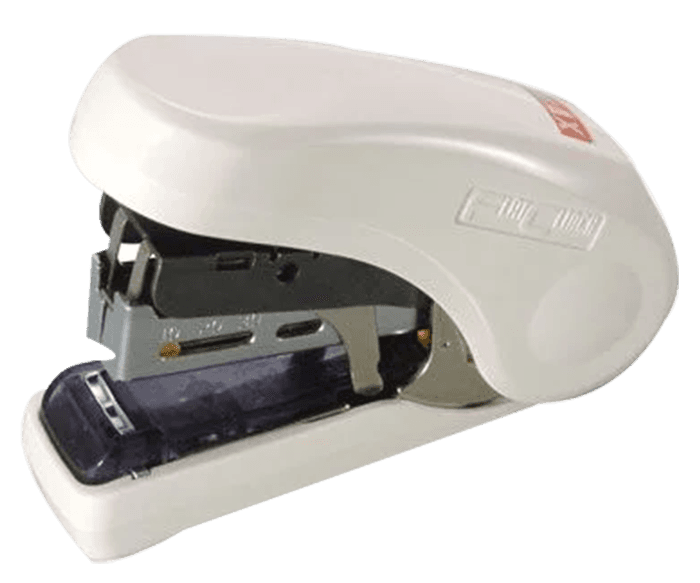 Flat Clinch Stapler - Mini (White)