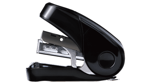 Flat Clinch Stapler- Mini (Black)
