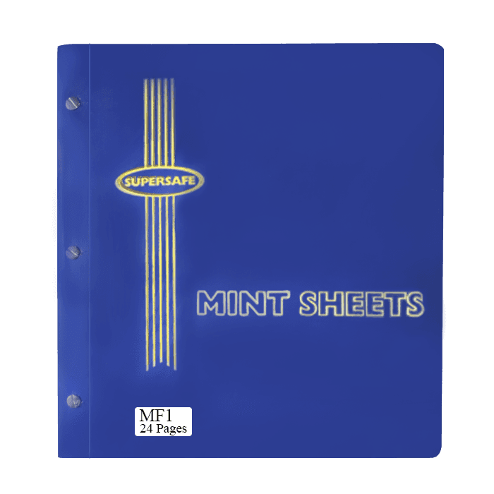 Mint Sheet File, 24 Sheet Capacity (Blue)