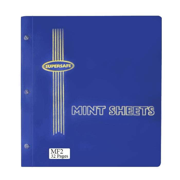Mint Sheet File, 32 Sheet Capacity (Blue)