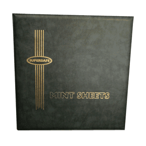 MA1 - Deluxe Mint Sheet Album, 100 Sheets (Black)
