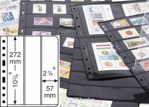 3 Pocket Vertical VARIO Sheets, Clear - VARIO3VC